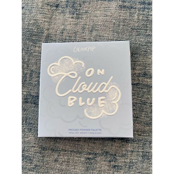 Colourpop On Cloud Blue 9 Pan Matte Sparkle Glitter Eyeshadow Palette - Picture 1 of 6
